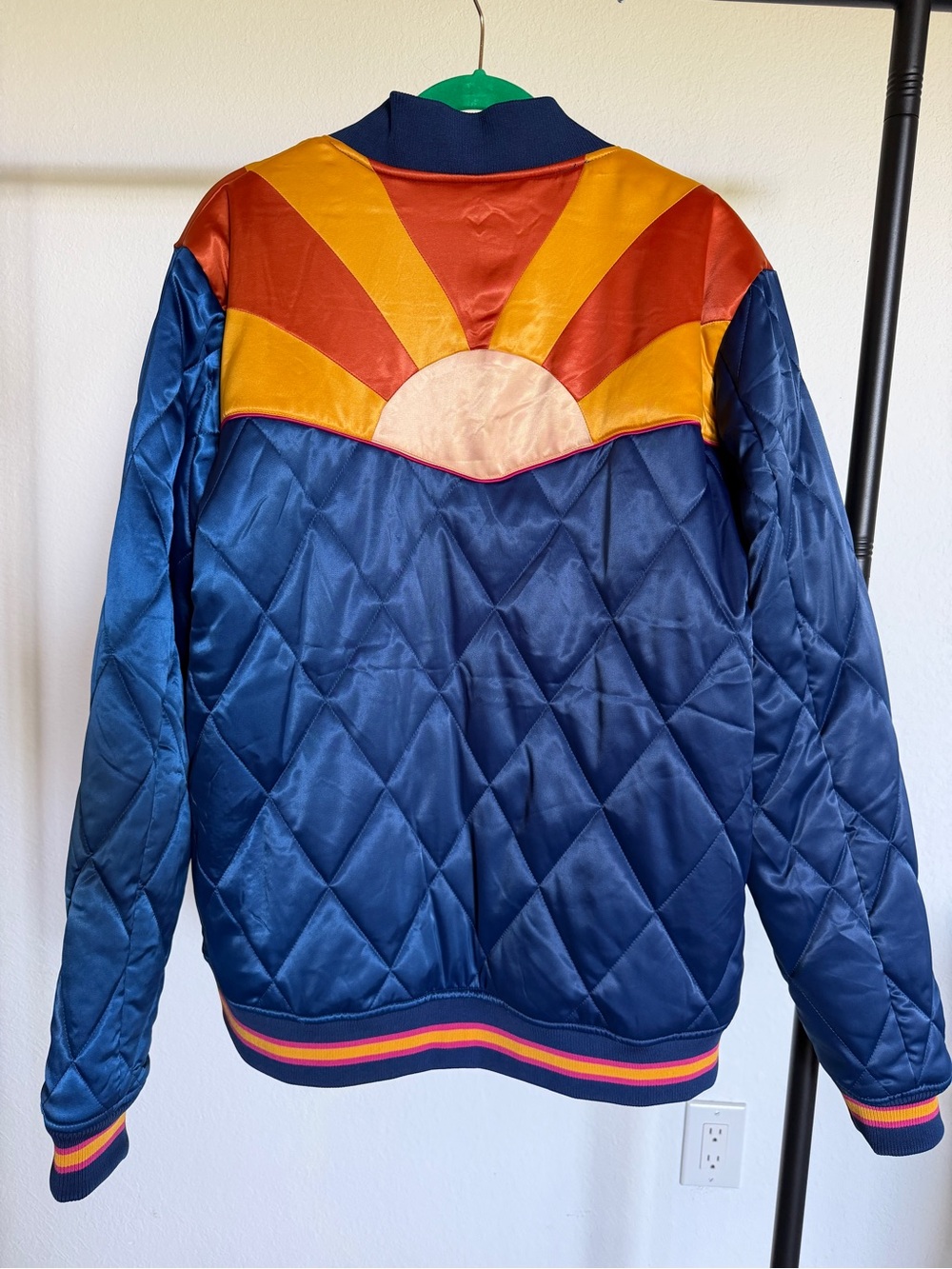Original Navy Rising Sun Bomber Jacket - Picture 3 of 11